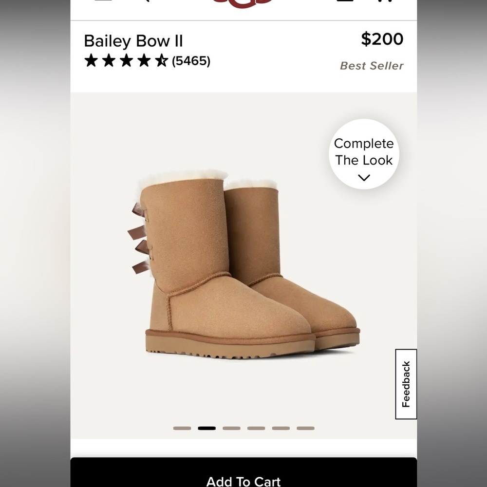 UGG BAILEY BOW BOOTS
